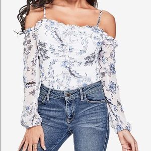 Guess Natassia Ruffle Top